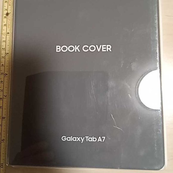 Samsung Electronics Tab A7 Bookcover - Grey (EF-BT500PJEGUJ) - Picture 8 of 9